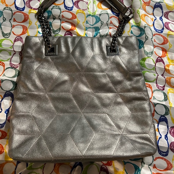 Calvin Klein Large Leather Tote Purse - Picture 3 of 15